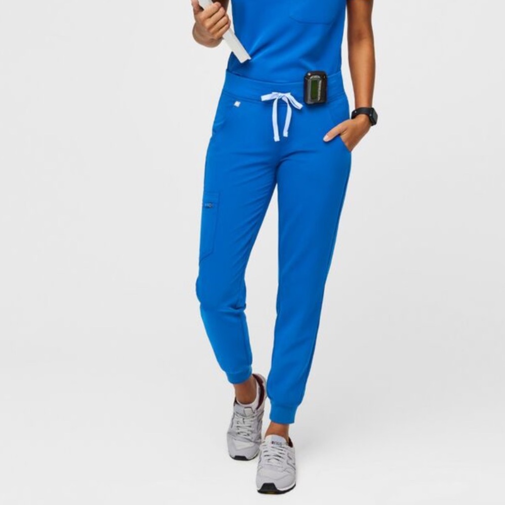 Figs - Royal Blue Zamora Small Jogger Scrub Pants